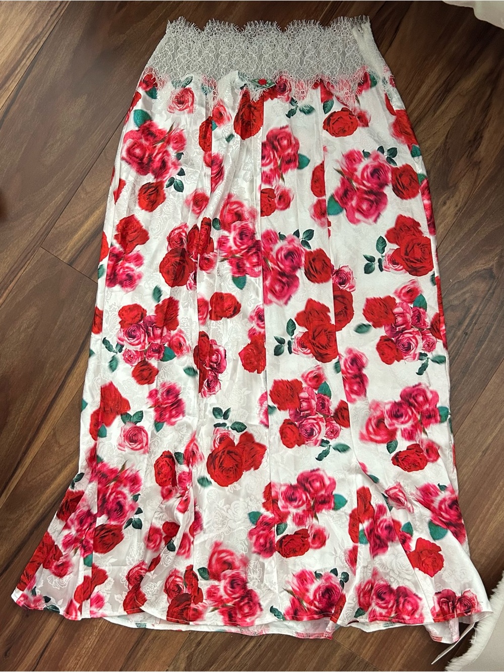 For Love & Lemons Satin Skirt